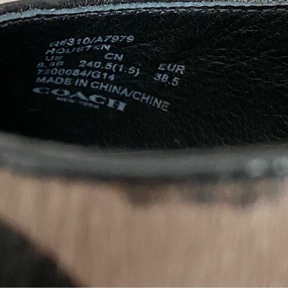 ❤️BRAND NEW Coach Houston Ocelt Calf Hair Calfskin Heels - Picture 11 of 13